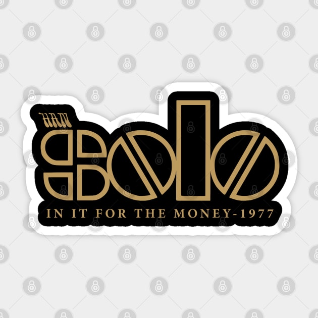 In It For The Money Sticker by WarbucksDesign